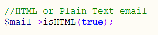 HTML or Plain text