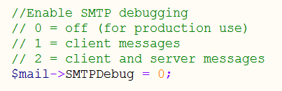 SMTP debugging